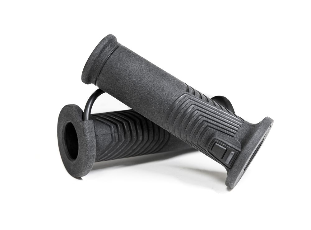 HG -17 heated grips 1" inch (25.4mm) + 1 1/8 inch (28.5 mm) L=130mm (HG-17 with integrated switch) - black