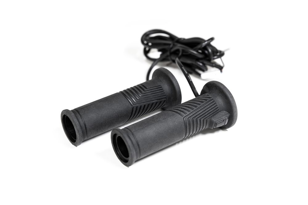 HG -17 heated grips 7/8 inch (22 mm) + 1 inch (25.4 mm) L=130mm (HG-17 with integrated switch) - black