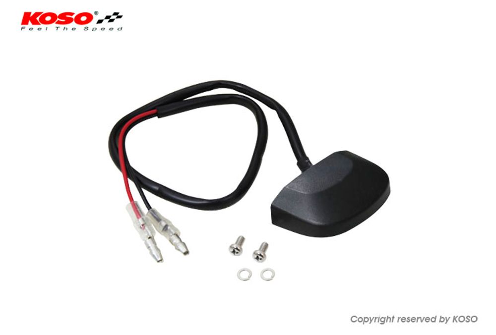 LED Nummernschildbeleuchtung, CURVE (schwarz) E-geprüft