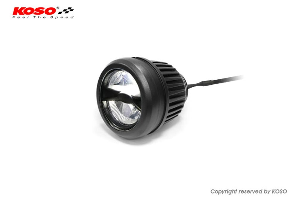 KOSO Star LED Nebelscheinwerfer schwarz E-geprüft
