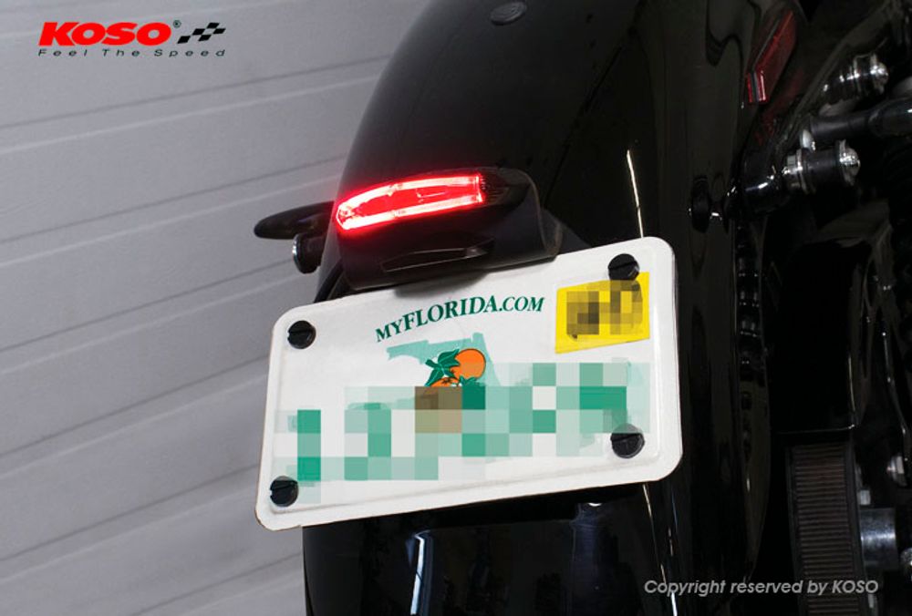 KOSO LED taillight GT-01 (smoked glass) E-tested