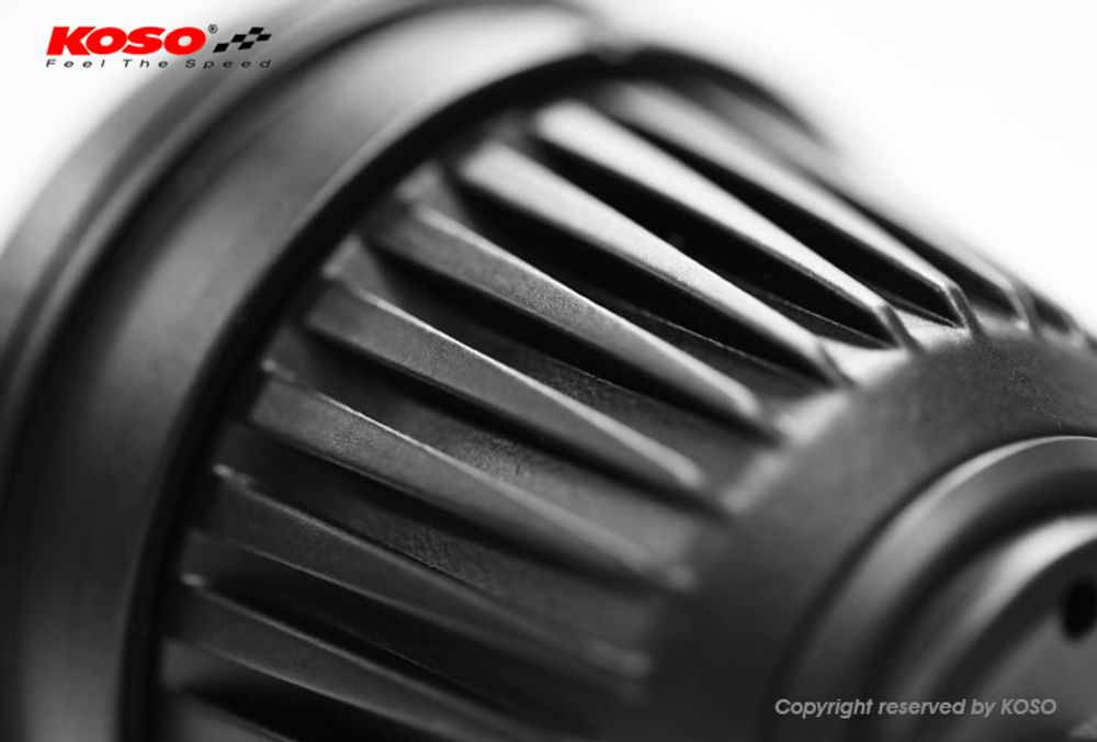 KOSO Star LED Nebelscheinwerfer schwarz E-geprüft