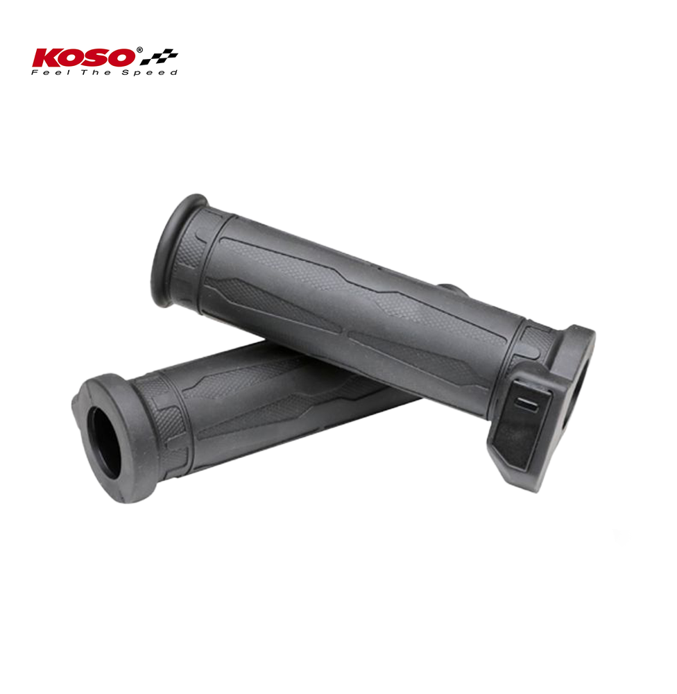 Apollo heated grips for ATV/snowmobiles for 7/8 inch + 7/8 inch handlebar length 130mm with thumb heating