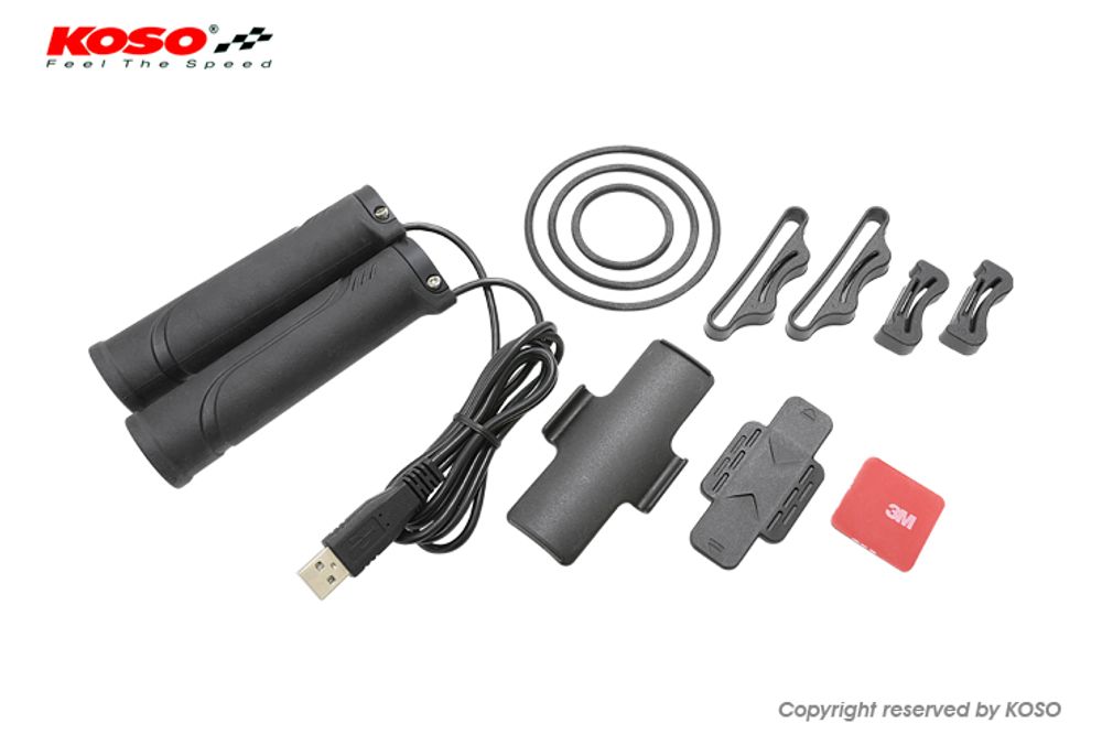 Bicycle Clip-on Heizgriffe mit USB-Anschluss