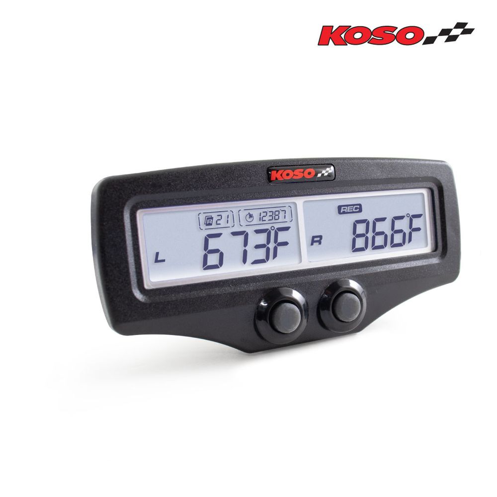 EGT-02R EVO | Dual EGT Datenlogger | mit Drehzahl und Wassertemperatur | Fast response