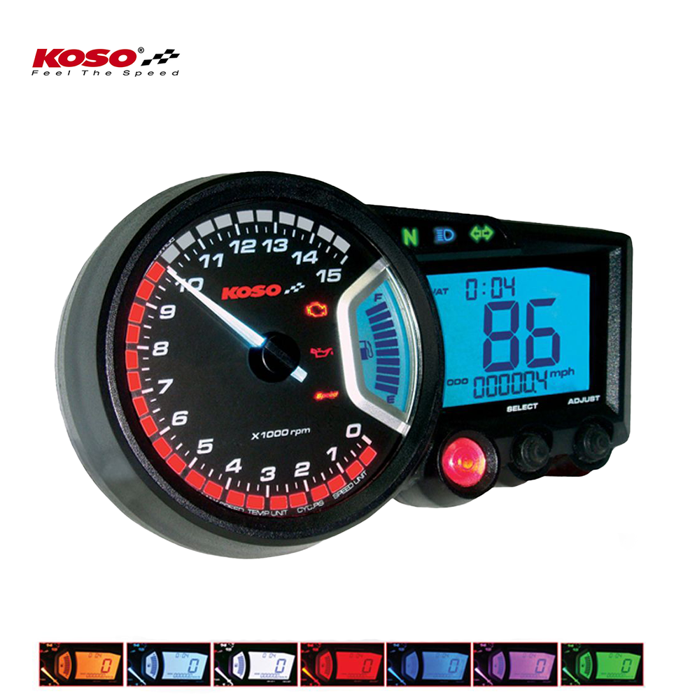 GP style Speedometer RX2 | E-Zeichen geprüft / ABE