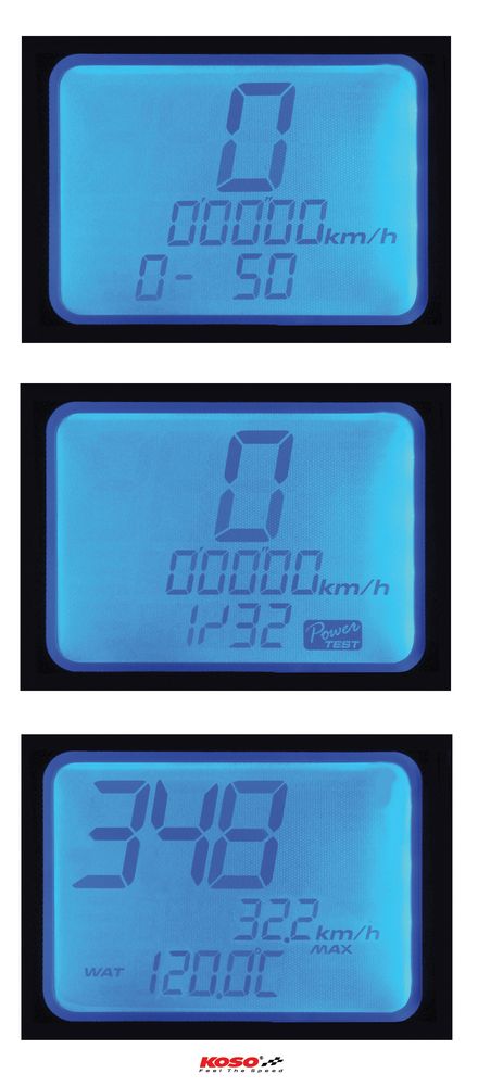RX2N+ GP Style Speedometer RX2N ~20,000 RPM - neue Software mit ABE/KBA