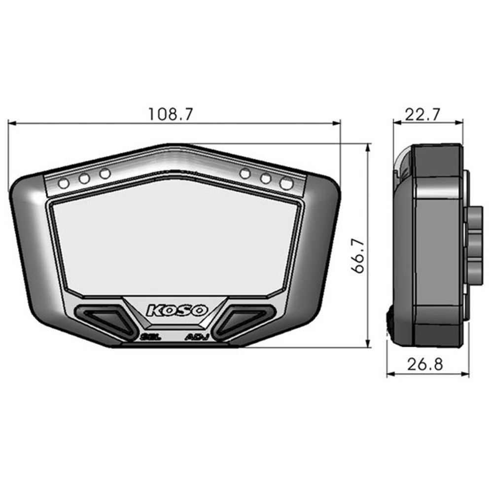 Anleitung Koso DB-02 R und N ABE bei R