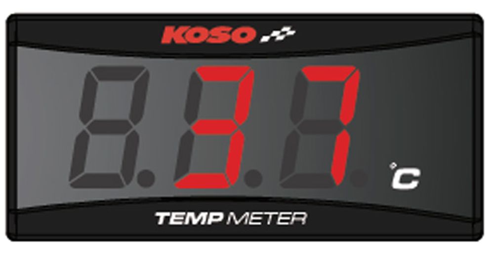 Thermometer SUPER SLIM rot