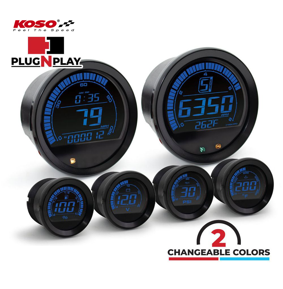 Koso HD-02 Set fuer Harley Davidson