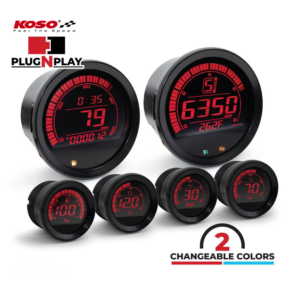 Koso HD-02 Set fuer Harley Davidson