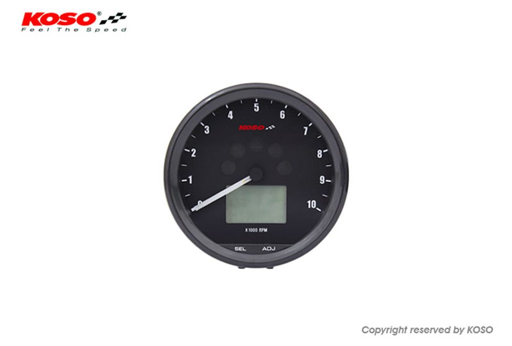 D64 Custom Style Multimeter black 10000 rpm with ABE/KBA