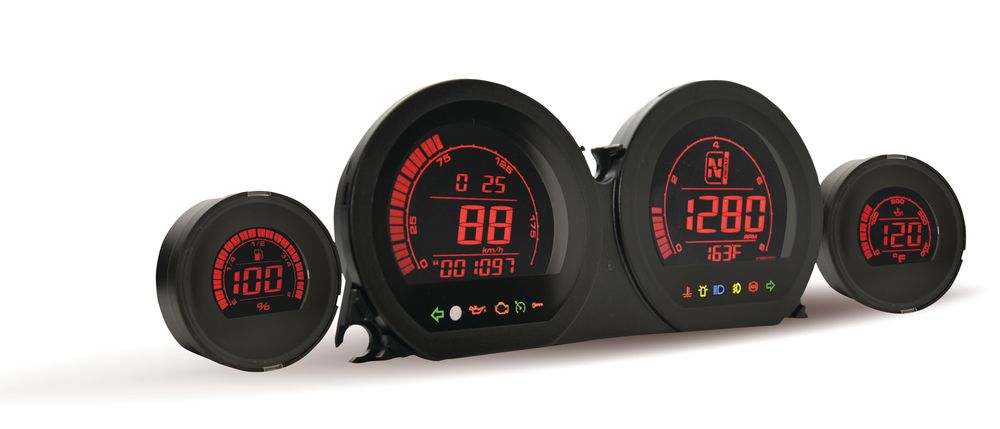 Instructions Koso HD-03 Set for Harley Davidson (consisting of 4 instruments) Multicolor