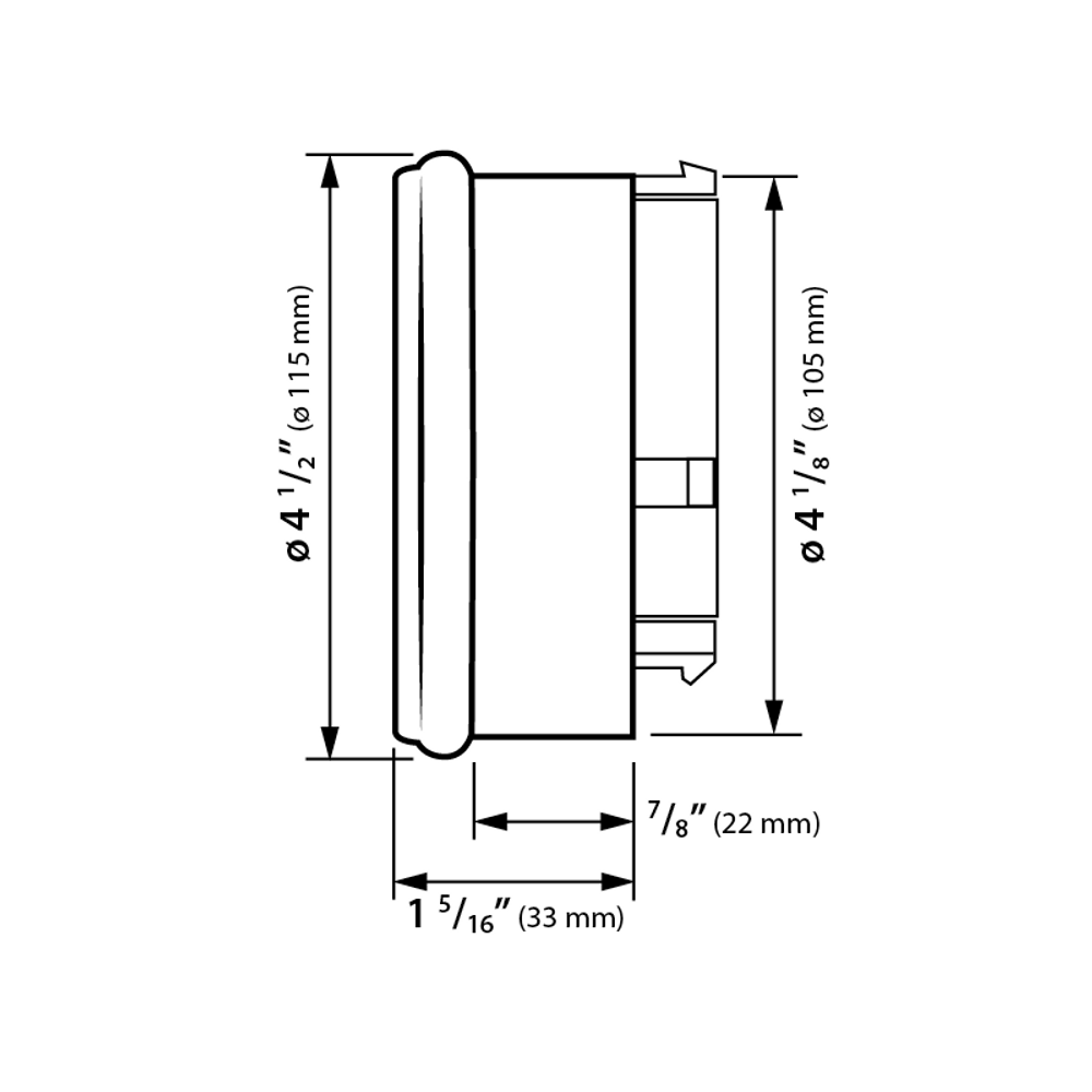 HD-05 Meter for Harley Davidson (2004 - 2013 models) silver rim