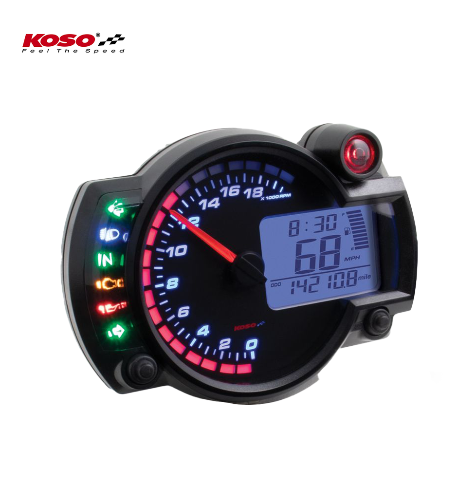 RX2N+ GP Style Speedometer RX2N ~20,000 RPM - neue Software mit ABE/KBA