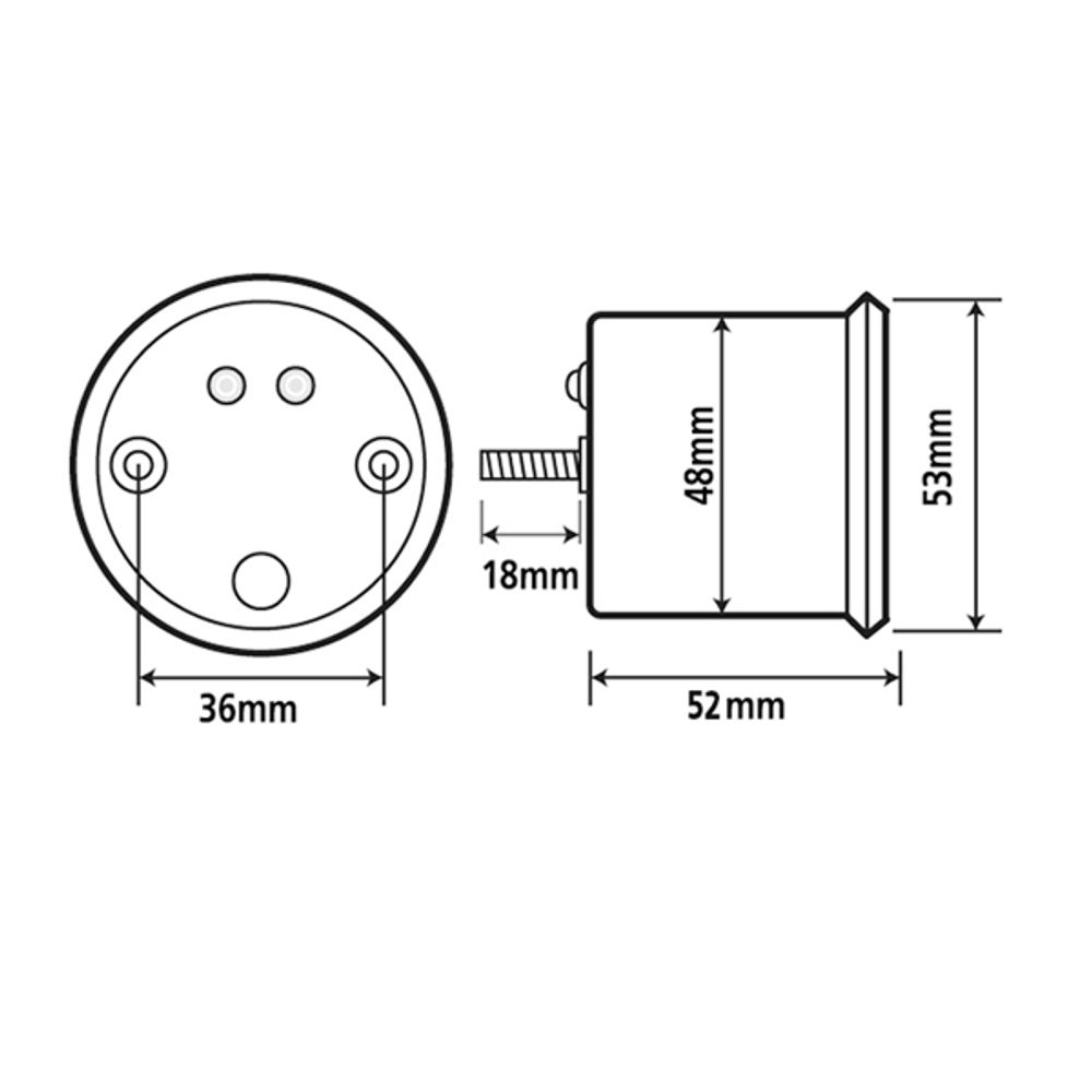 Anleitung Drehzahlmesser Koso Chrom Style, Display Chrom, blau beleuchtet, Anzeige 0~15,000 RPM