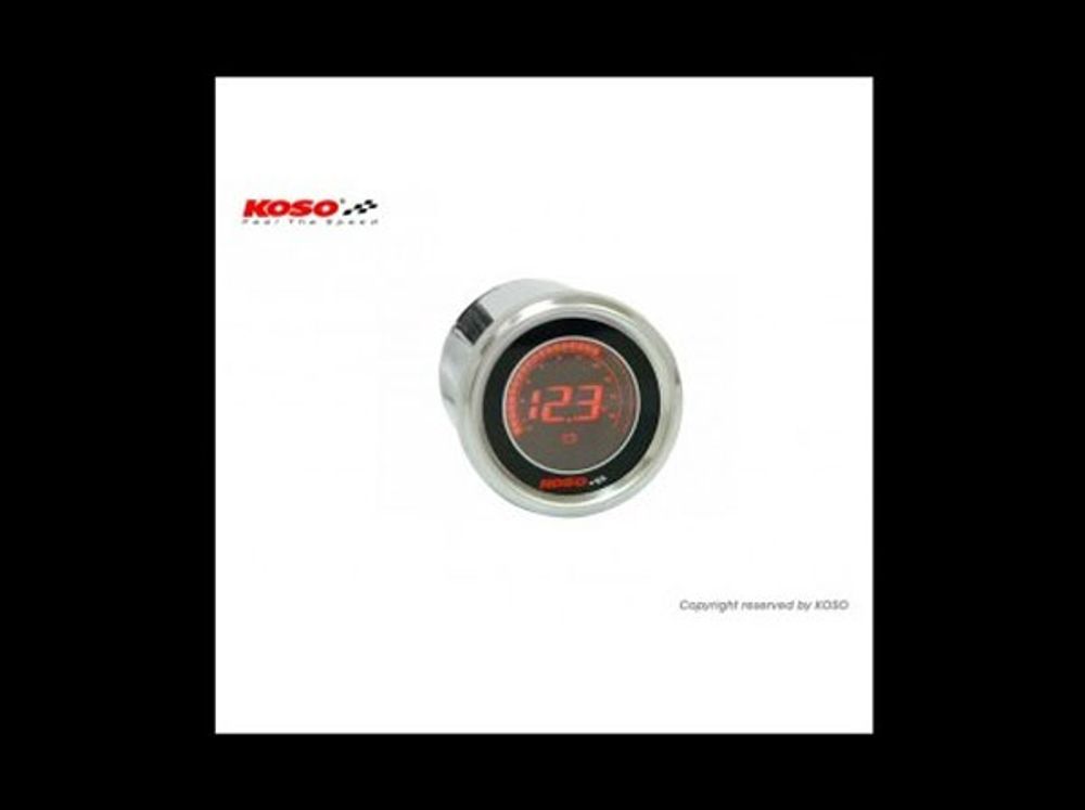 D48 Spannungsanzeige (schwarz LCD - rot)