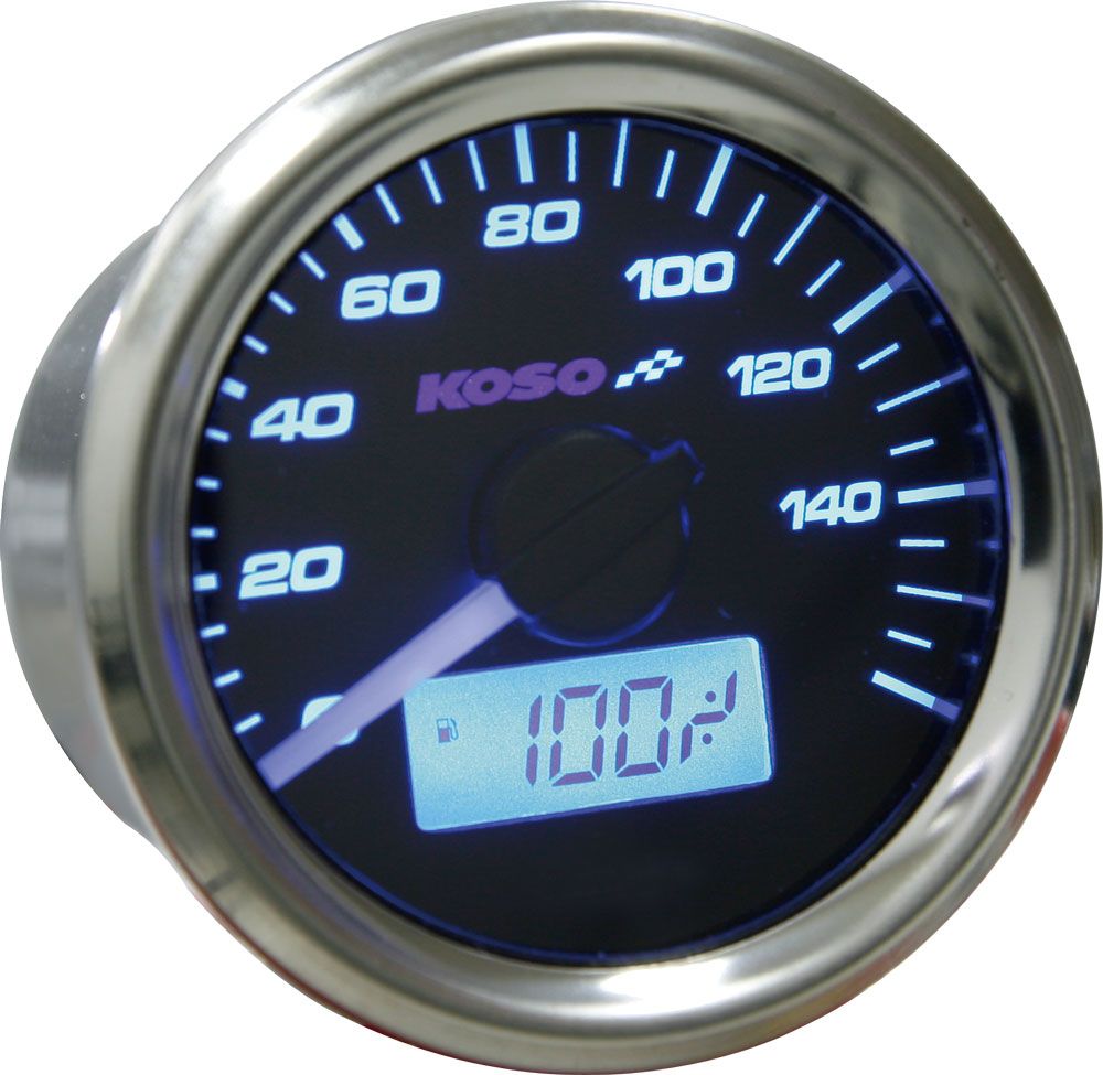 Anleitung D48 mini Tachometer, Tankanzeige, Kilometer- / Tageskilometerzähler, max. 160 km/h + mph e