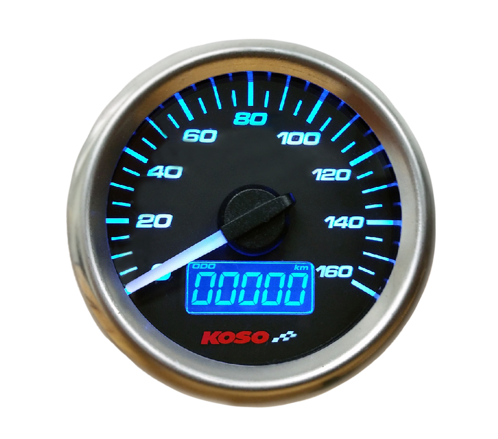 Anleitung D48 mini Tachometer, Tankanzeige, Kilometer- / Tageskilometerzähler, max. 160 km/h + mph e