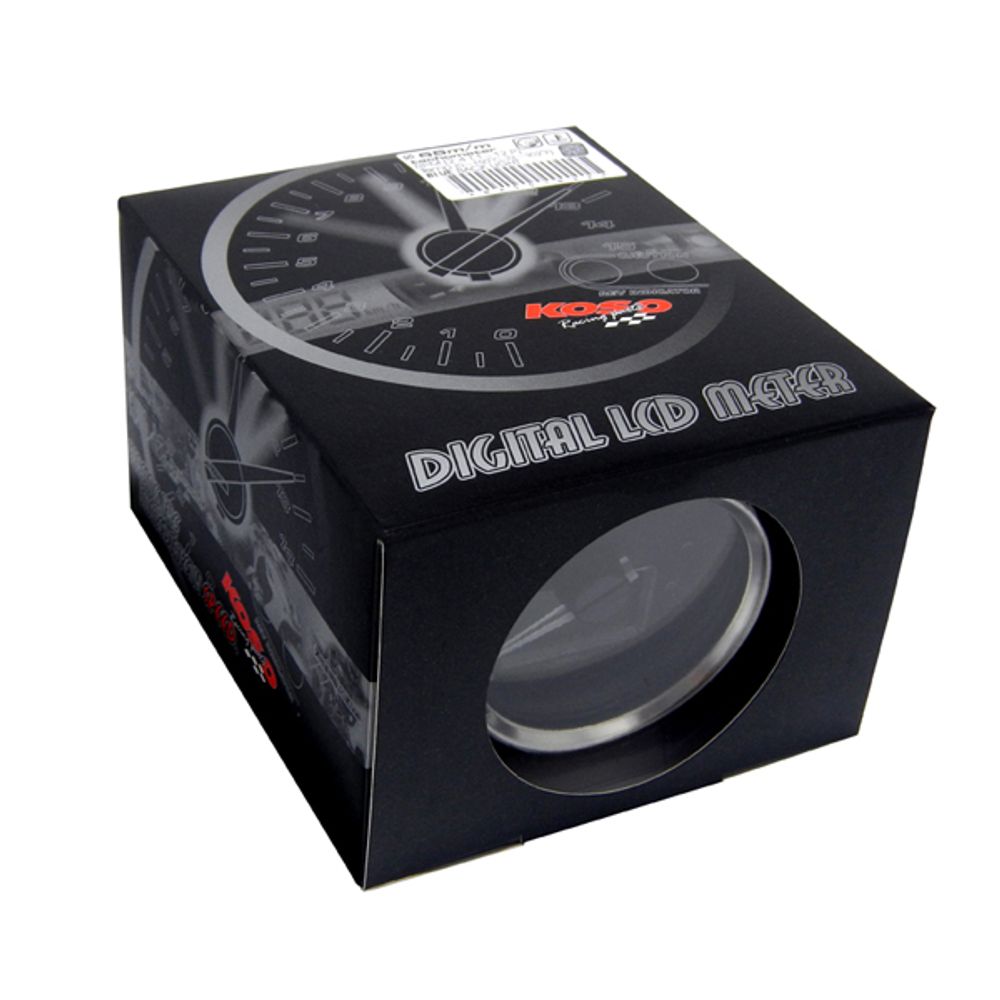 Anleitung D55 GP Style Drehzahlmesser/Thermometer (max. 9000 RPM, max. 150°C, schwarz)