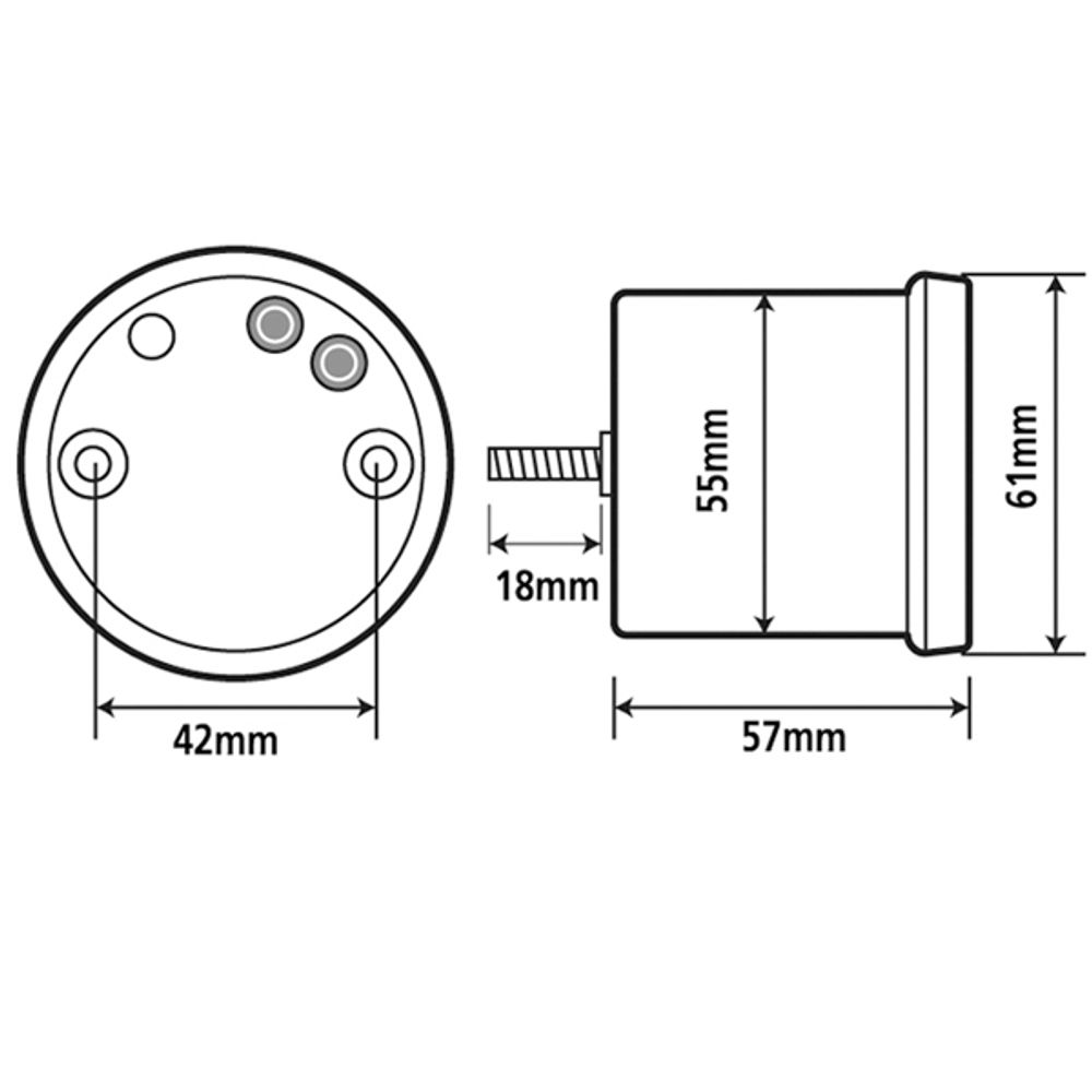 Anleitung D55 GP Style Drehzahlmesser/Thermometer (max. 9000 RPM, max. 150°C, schwarz)