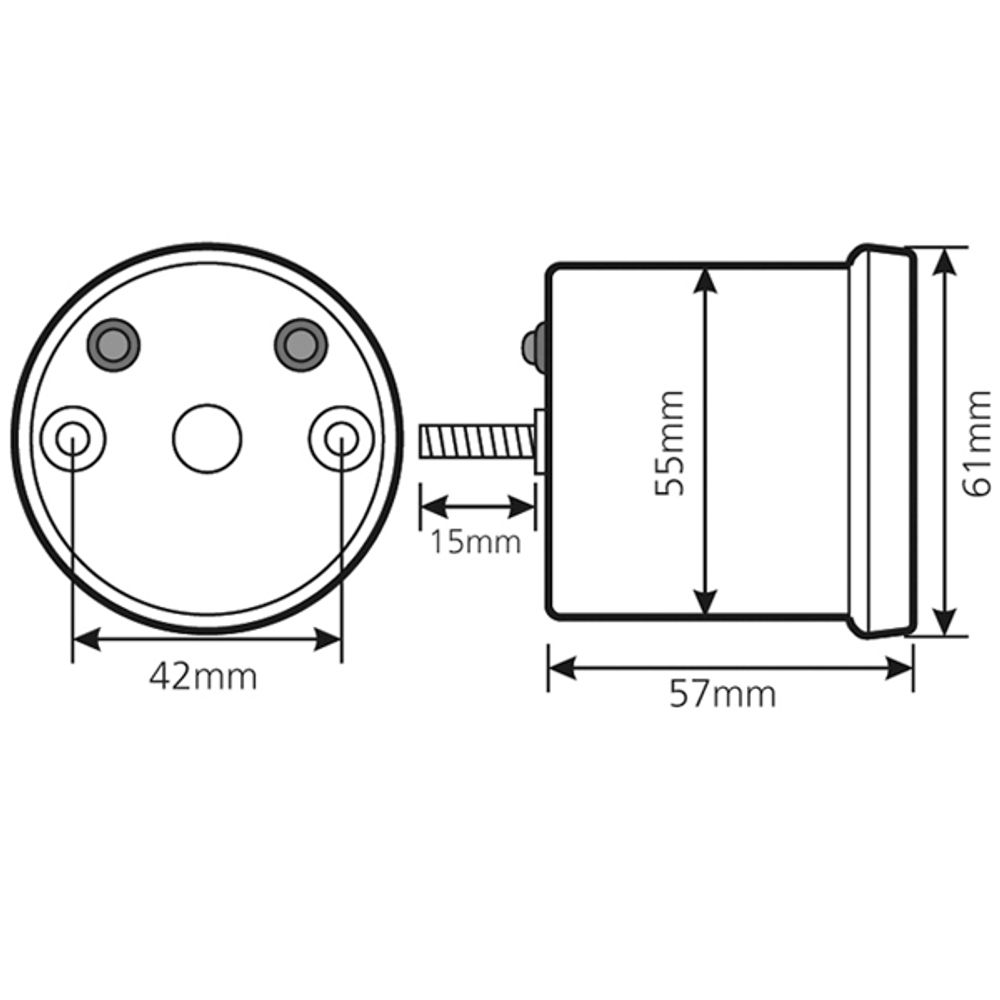 Anleitung Drehzahlmesser Koso "Black LCD" - U/min / 2x Temperatur / Uhr (schwarzes Display, BLAU bel