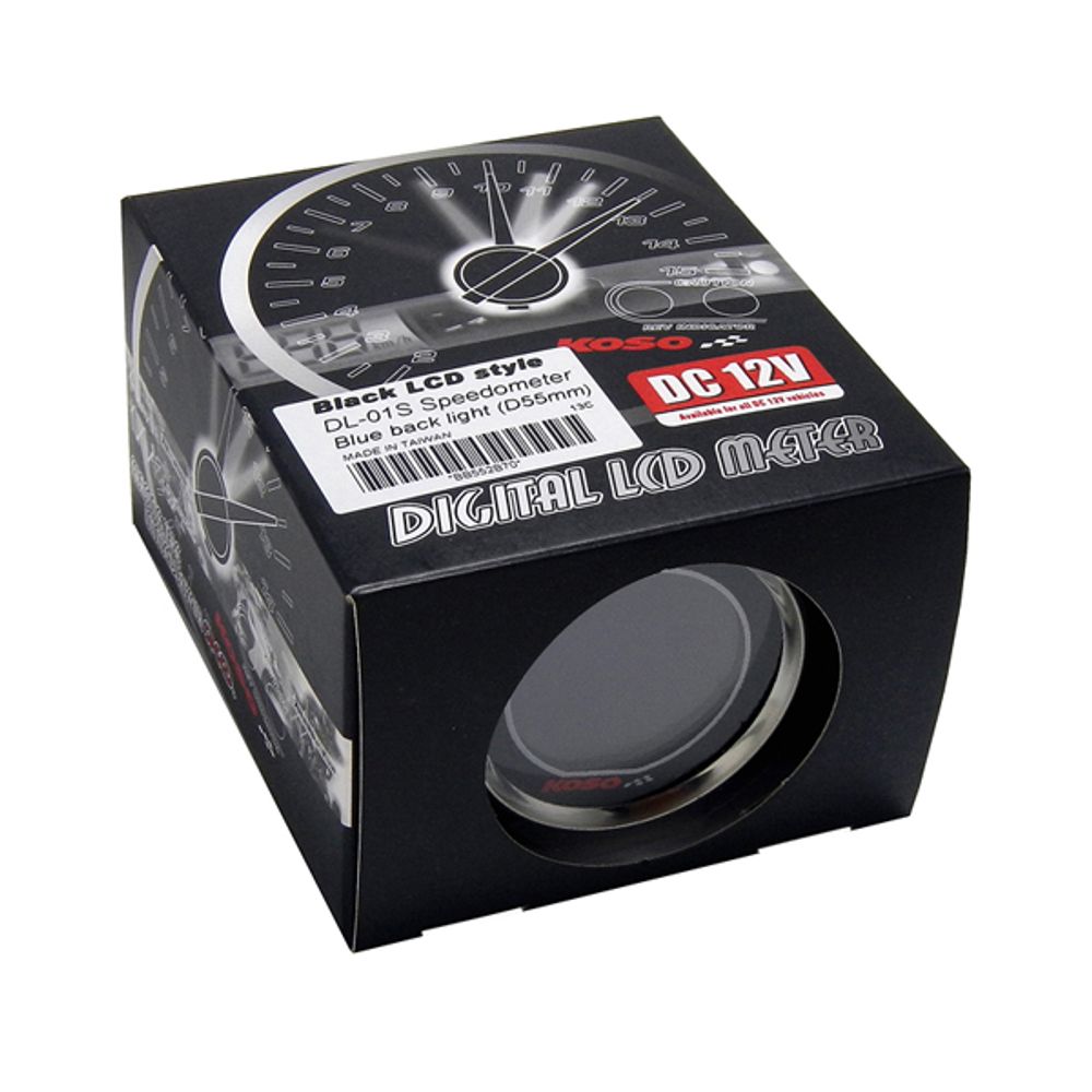 Anleitung DL-01S LCD Tachometer schwarz (55mm)