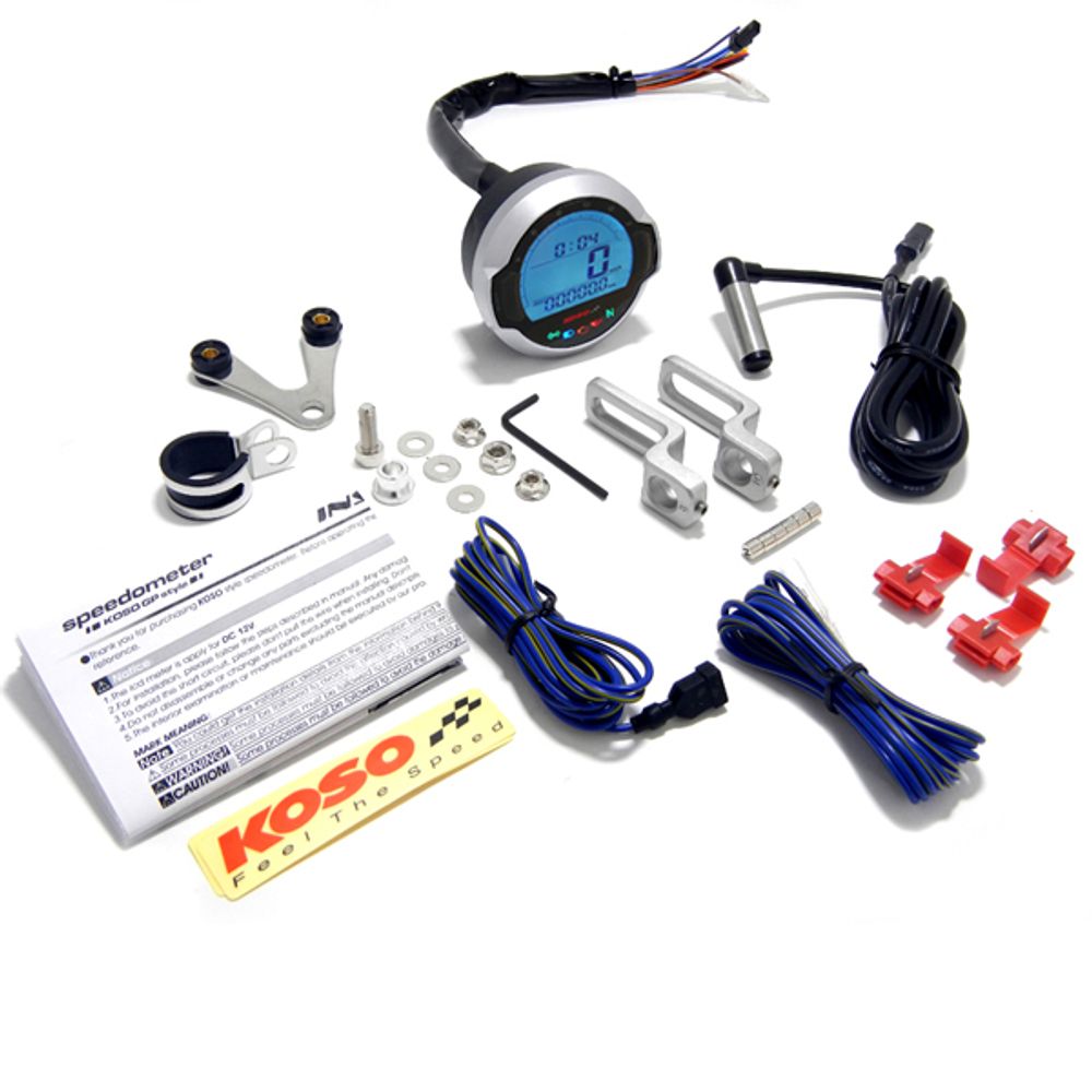 D64 DL-03SR speedometer & tachometer + signal lights (LCD display) with ABE/KBA
