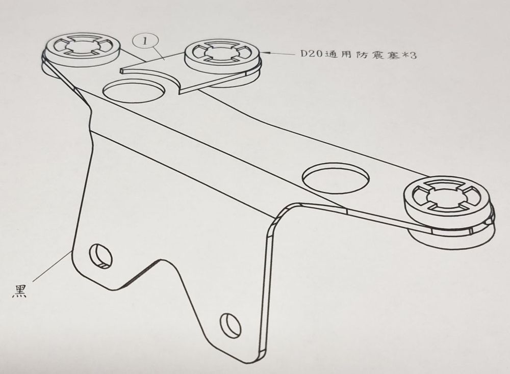 RX4 TFT speedometer holder for version XSR-700