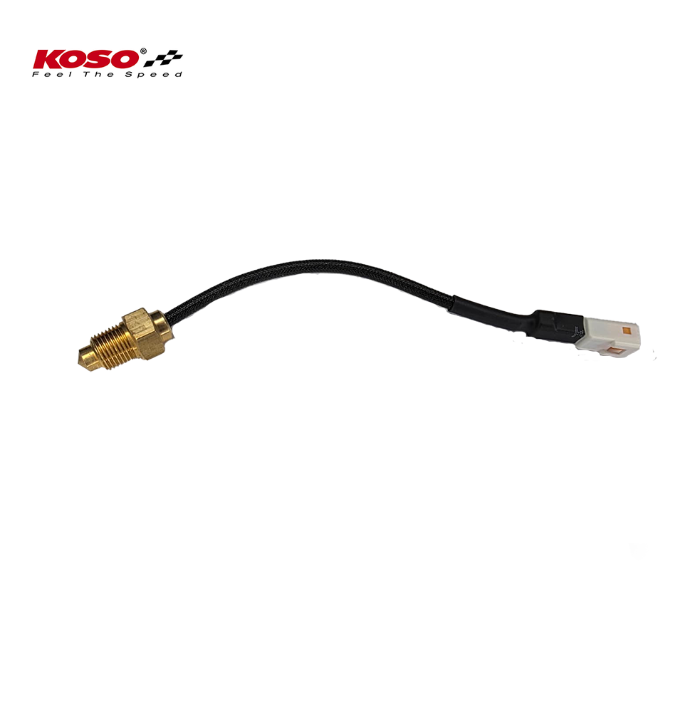 Temperature sensor PT 1/8 * 28 250 degrees C white plug