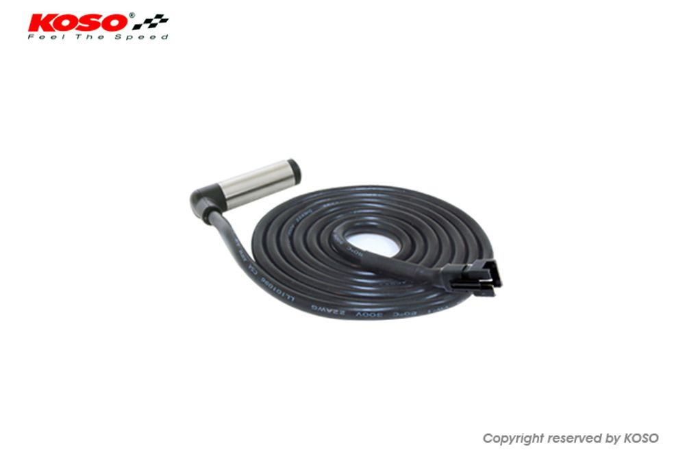 Speed sensor 2000mm (active, black plug)