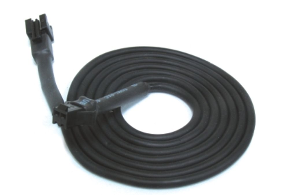 Kabel fuer Temperatursensor 2 Meter (schwarzer Stecker)
