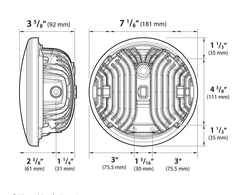 XENITH LED headlights / E-tested
