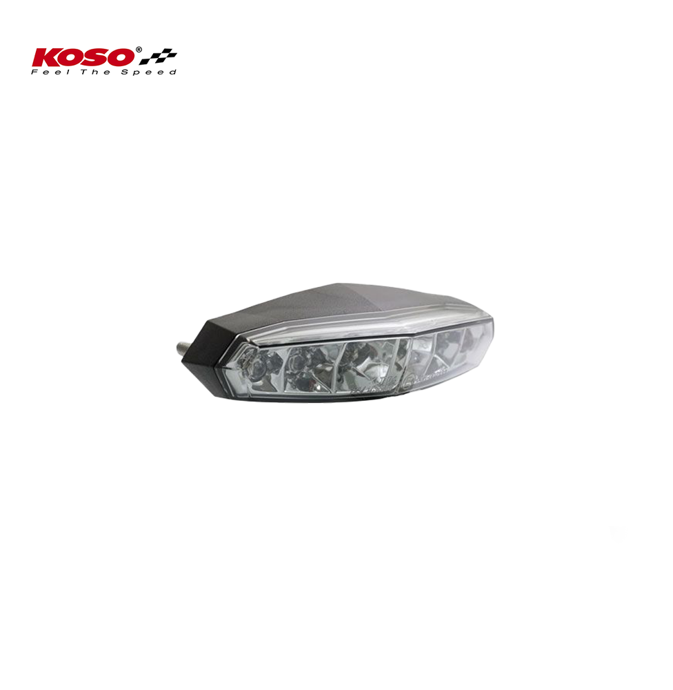 KOSO LED taillight with license plate lighting E-tested
