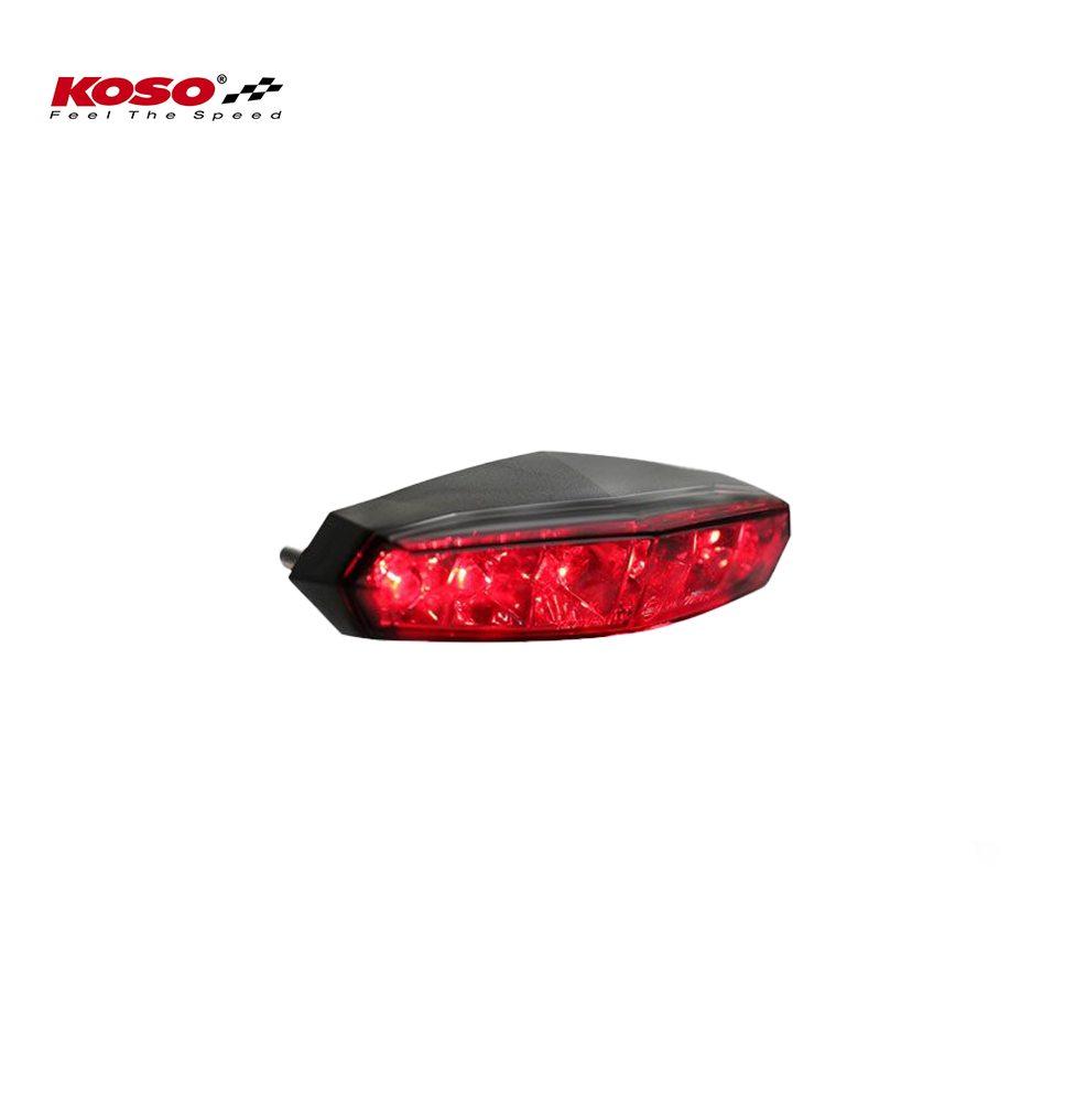 KOSO LED taillight with license plate lighting E-tested