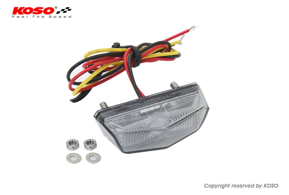 KOSO LED taillight Nano (tinted glass) E-tested