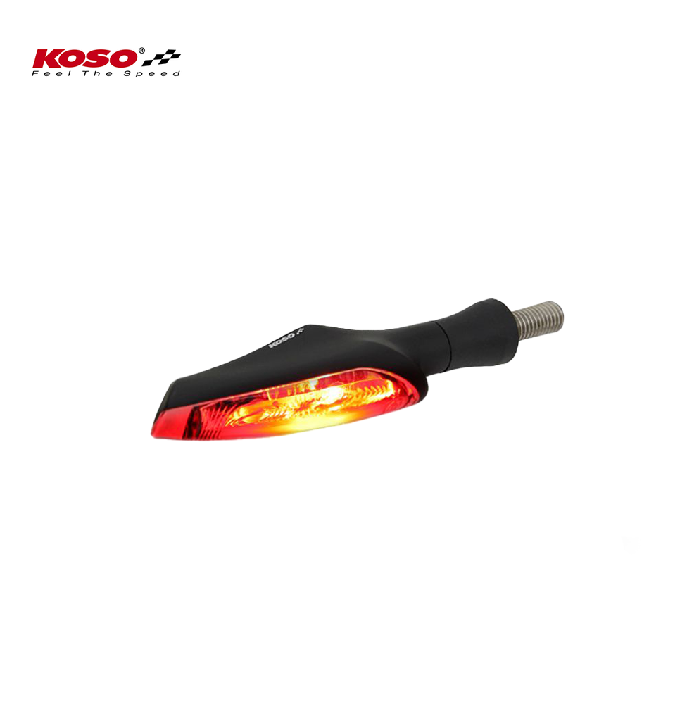 LED indicator Infinity-R, black, smoked glass, tail and brake light E-tested
