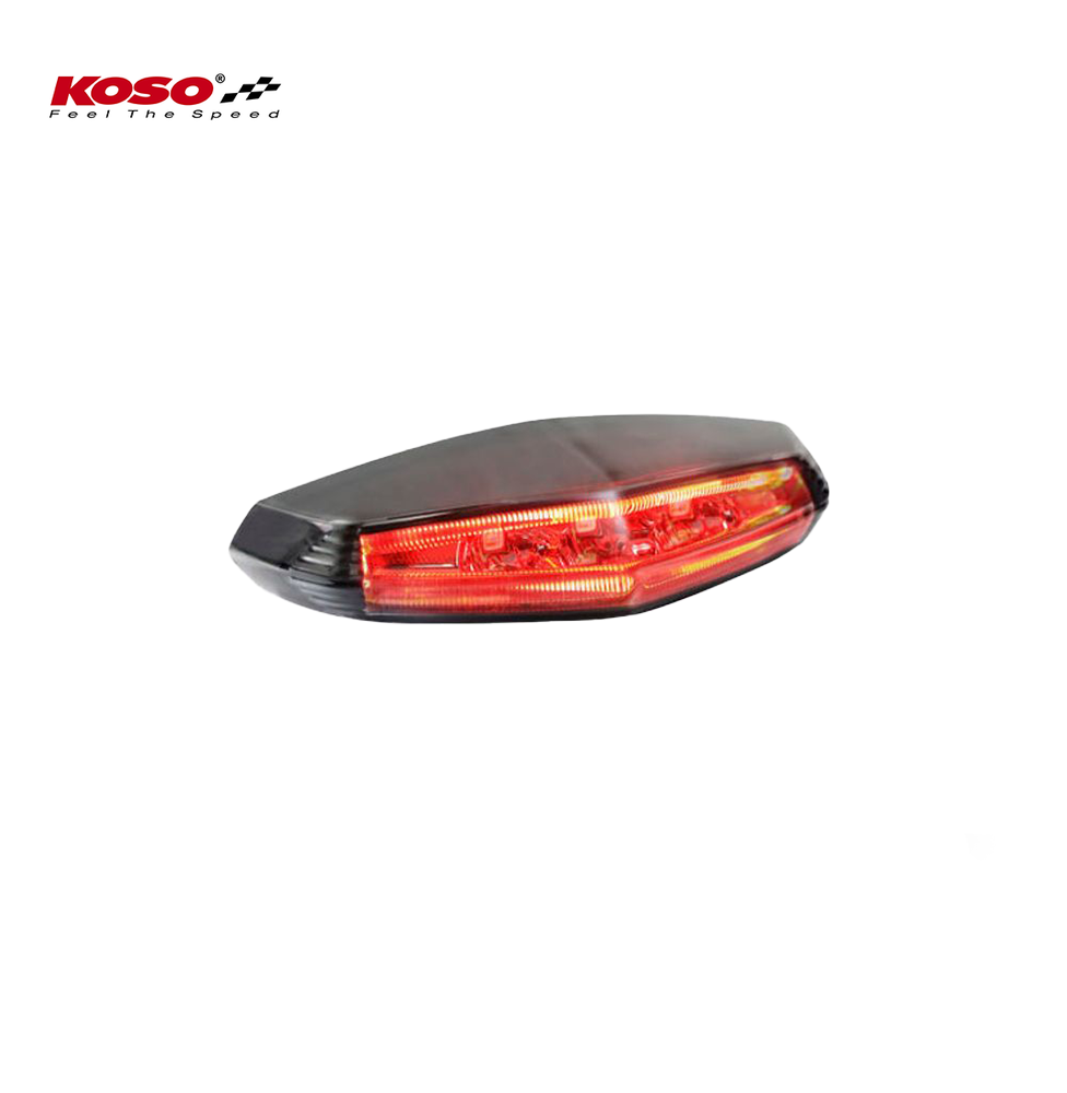 KOSO LED taillight GT-01 (smoked glass) E-tested