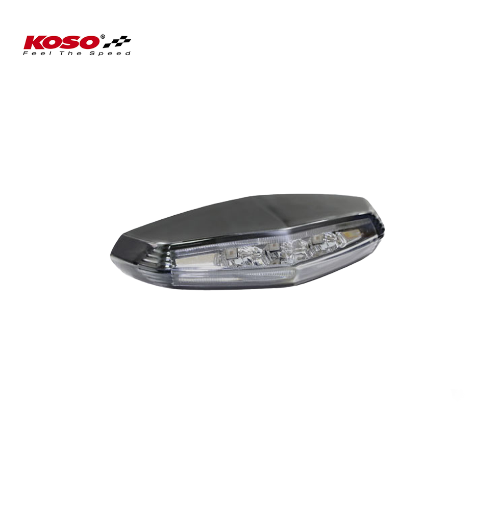 KOSO LED taillight GT-01 (smoked glass) E-tested