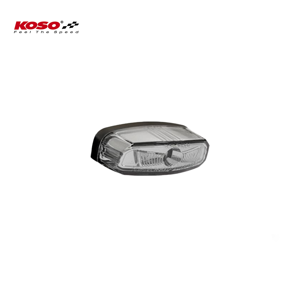 High-power LED taillight HAWKEYE with license plate light, smoked glass