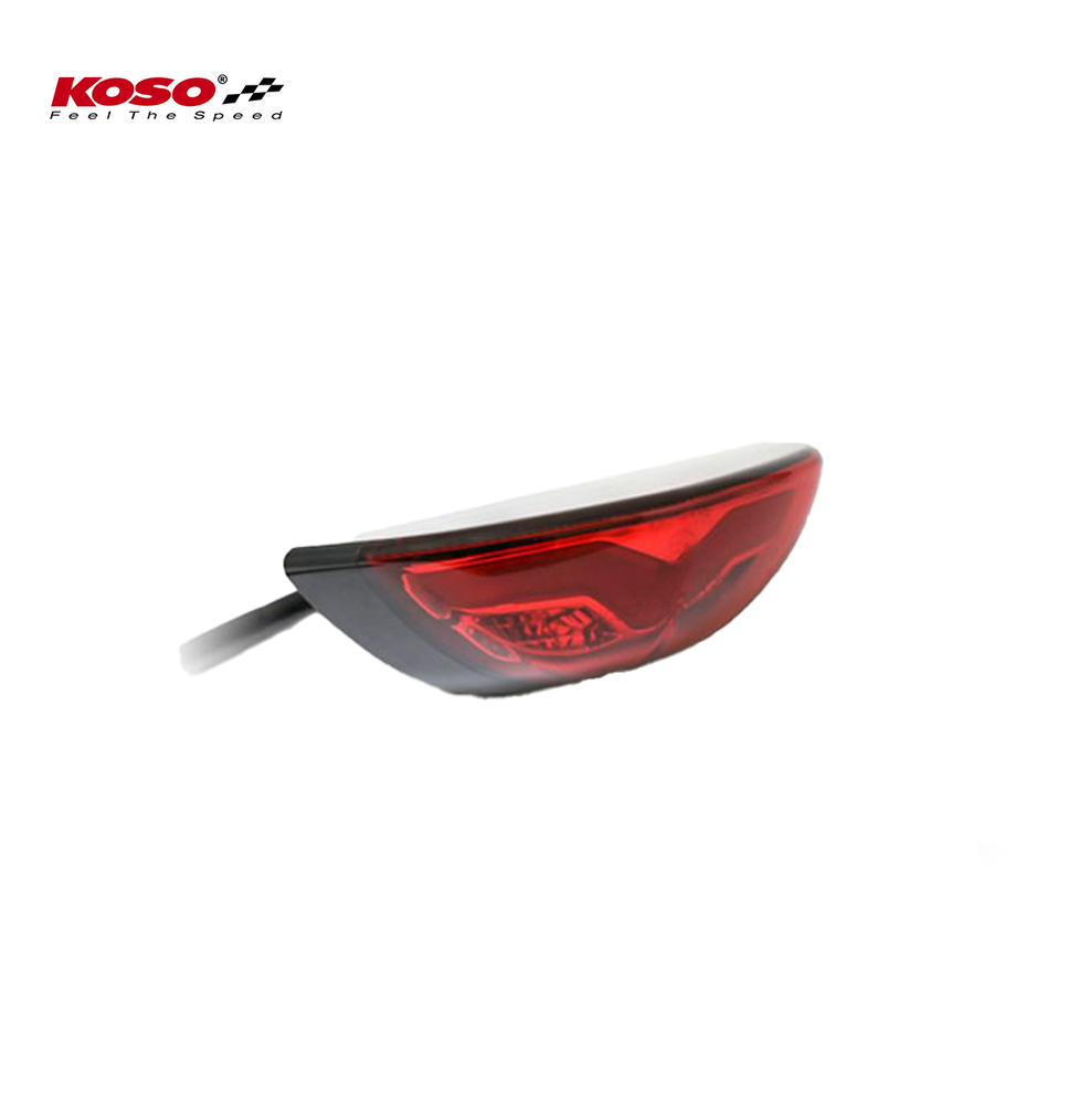 KOSO LED taillight GT-03 (red glass) with brake light E-tested