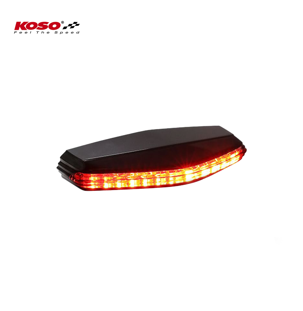 KOSO LED tail light GT-06 (red glass) E-tested