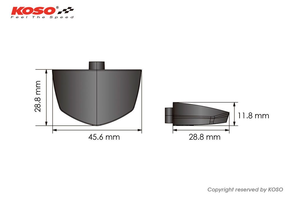 LED Nummernschildbeleuchtung SPEED II (mit E-Prüfzeichen) -universal einsetzbar -mit E Nummer