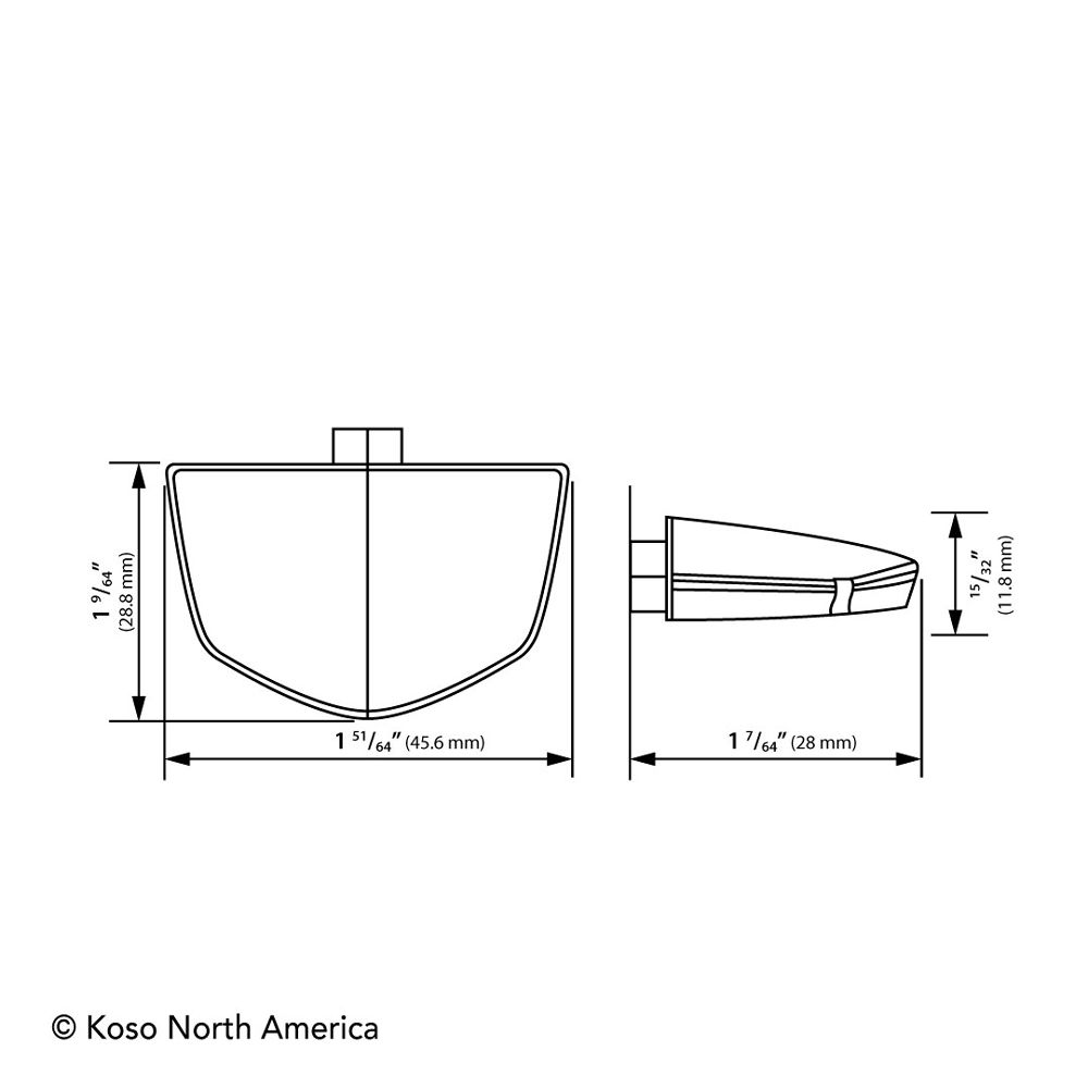 LED license plate lighting SPEED II (with E-mark) - universally applicable - with E number