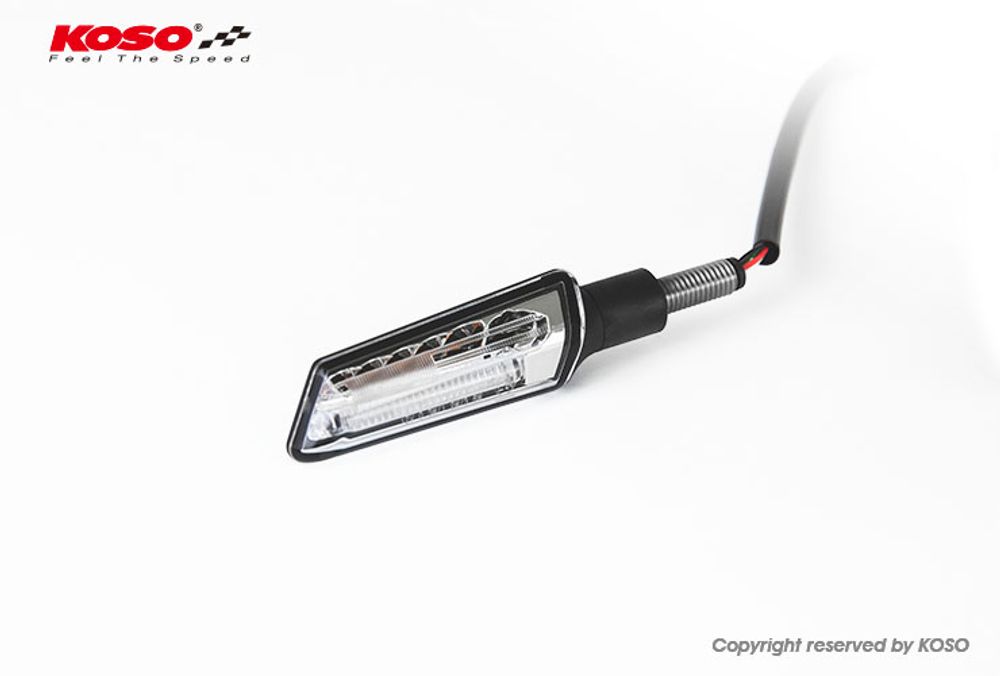 KOSO GW-03 LED Blinker Front.-Position klare Version