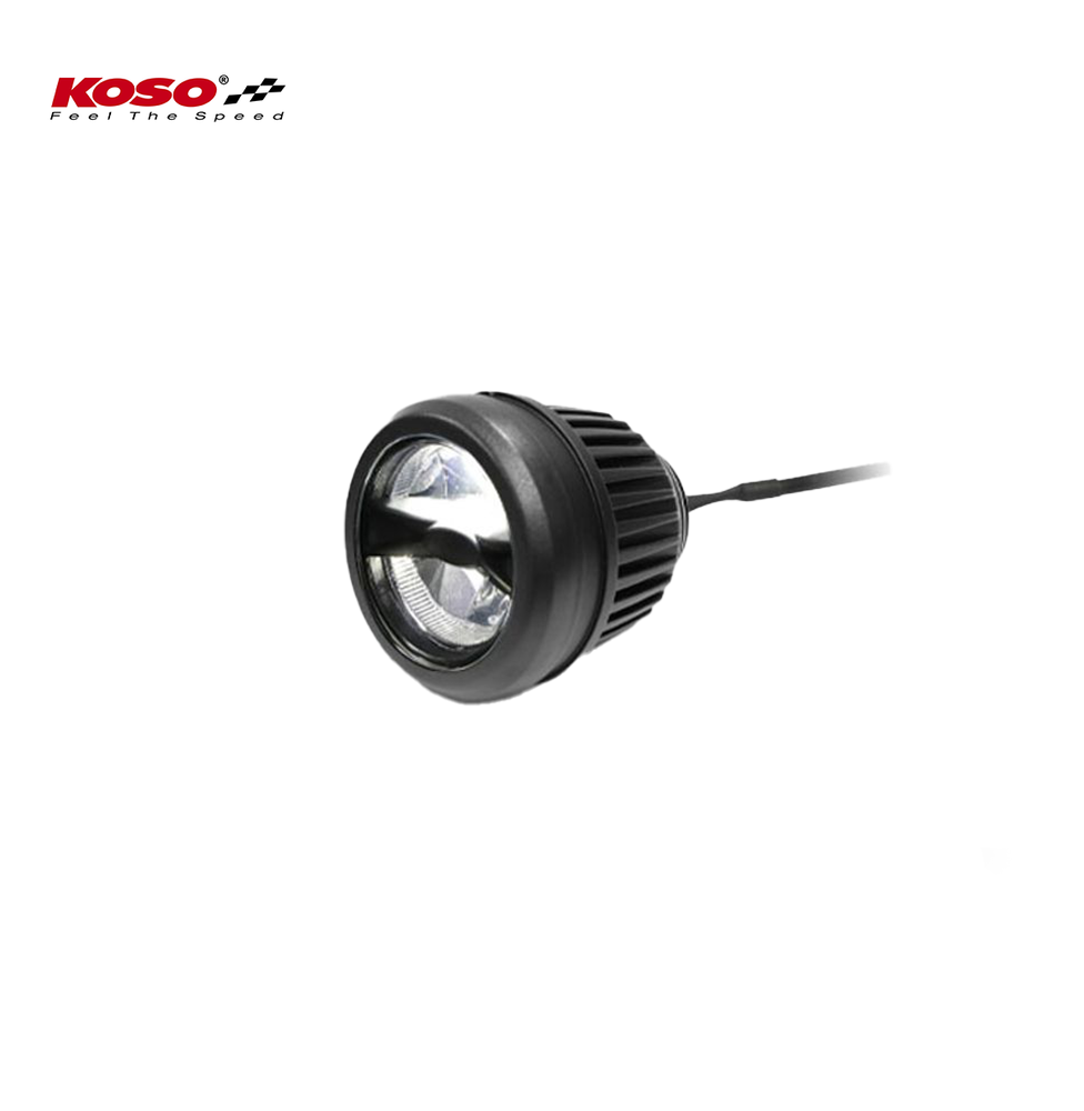 KOSO Star LED Nebelscheinwerfer schwarz E-geprüft