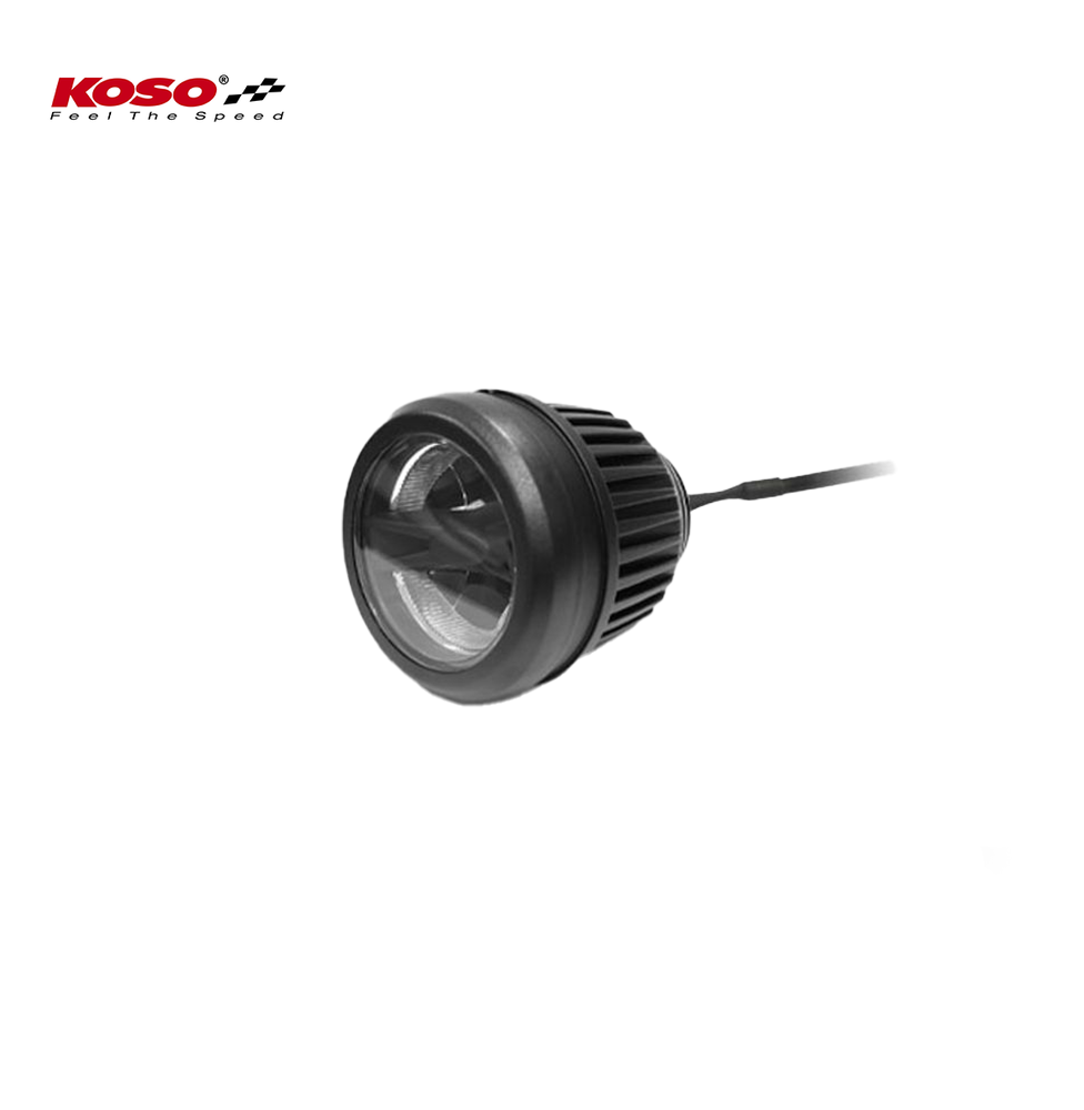 KOSO Star LED Nebelscheinwerfer schwarz E-geprüft