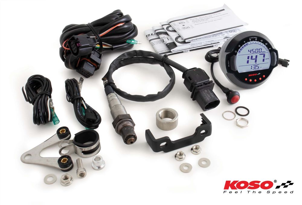 Koso DL-03A Luft-Kraftstoff-Verhältnis Messgerät mit BOSCH® LSU 4.9 Sensor