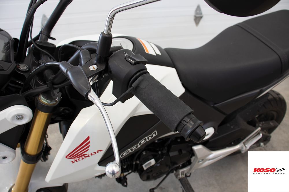 X-Claws clip-on heated grips with USB port