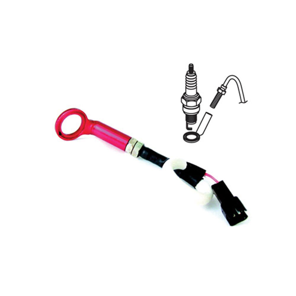 Temperature sensor for 10mm spark plug (150 degrees C, black plug)